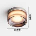 Rondo Round Glass LED Wall Sconce | Modern Up & Down Wall Light