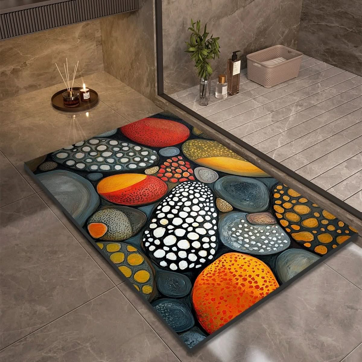 AquaSoft Quick-Dry Bath Mat - LivingLX