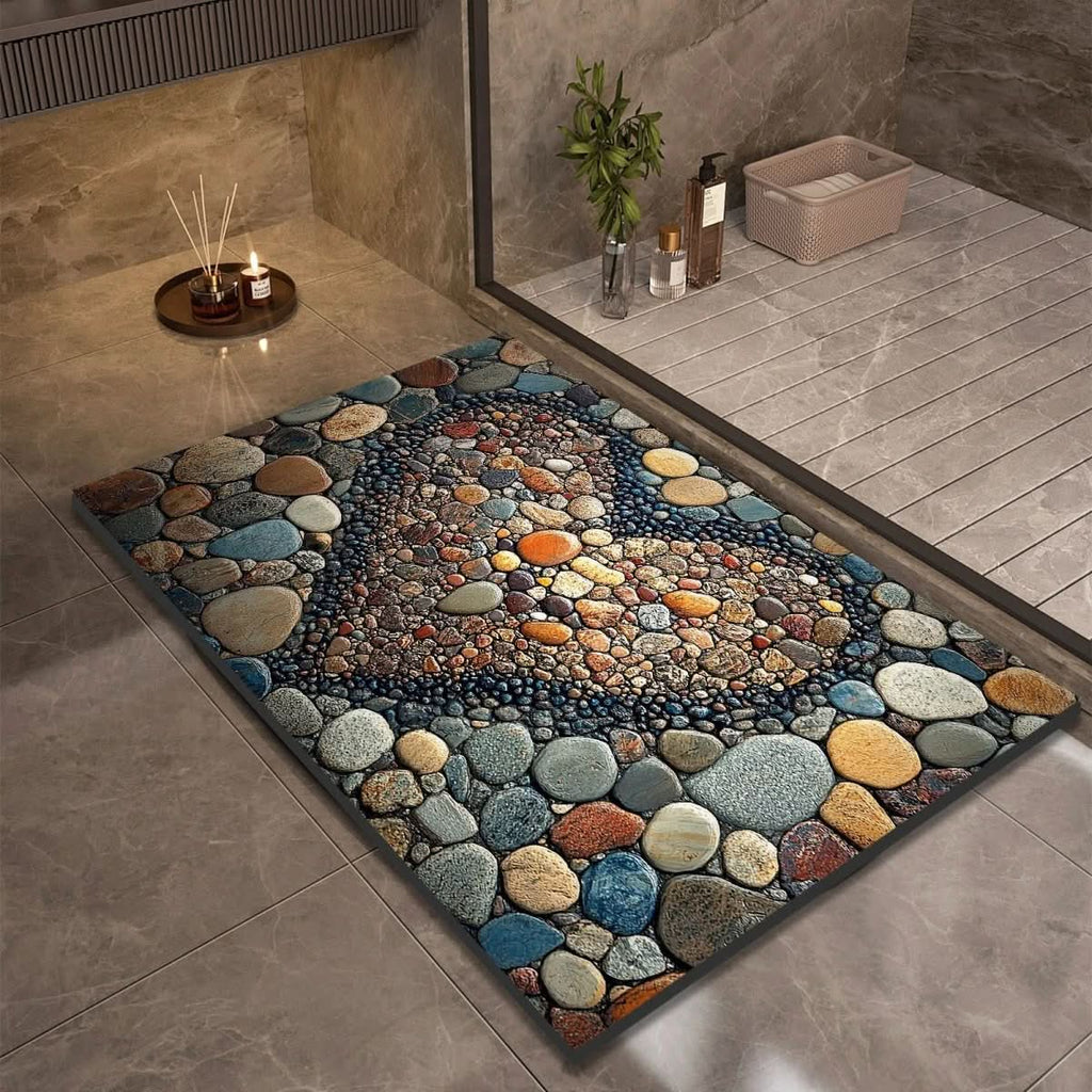 AquaSoft Quick-Dry Bath Mat - LivingLX