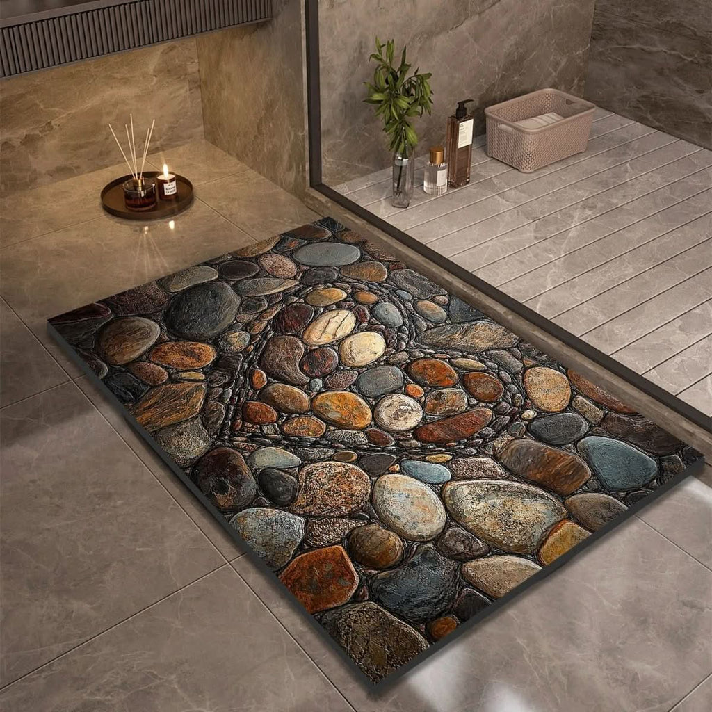 AquaSoft Quick-Dry Bath Mat - LivingLX