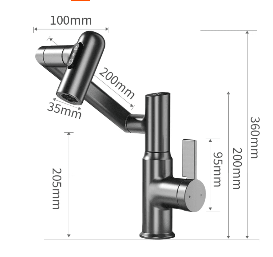 AquaTwist 360 Kitchen Faucet - LivingLX