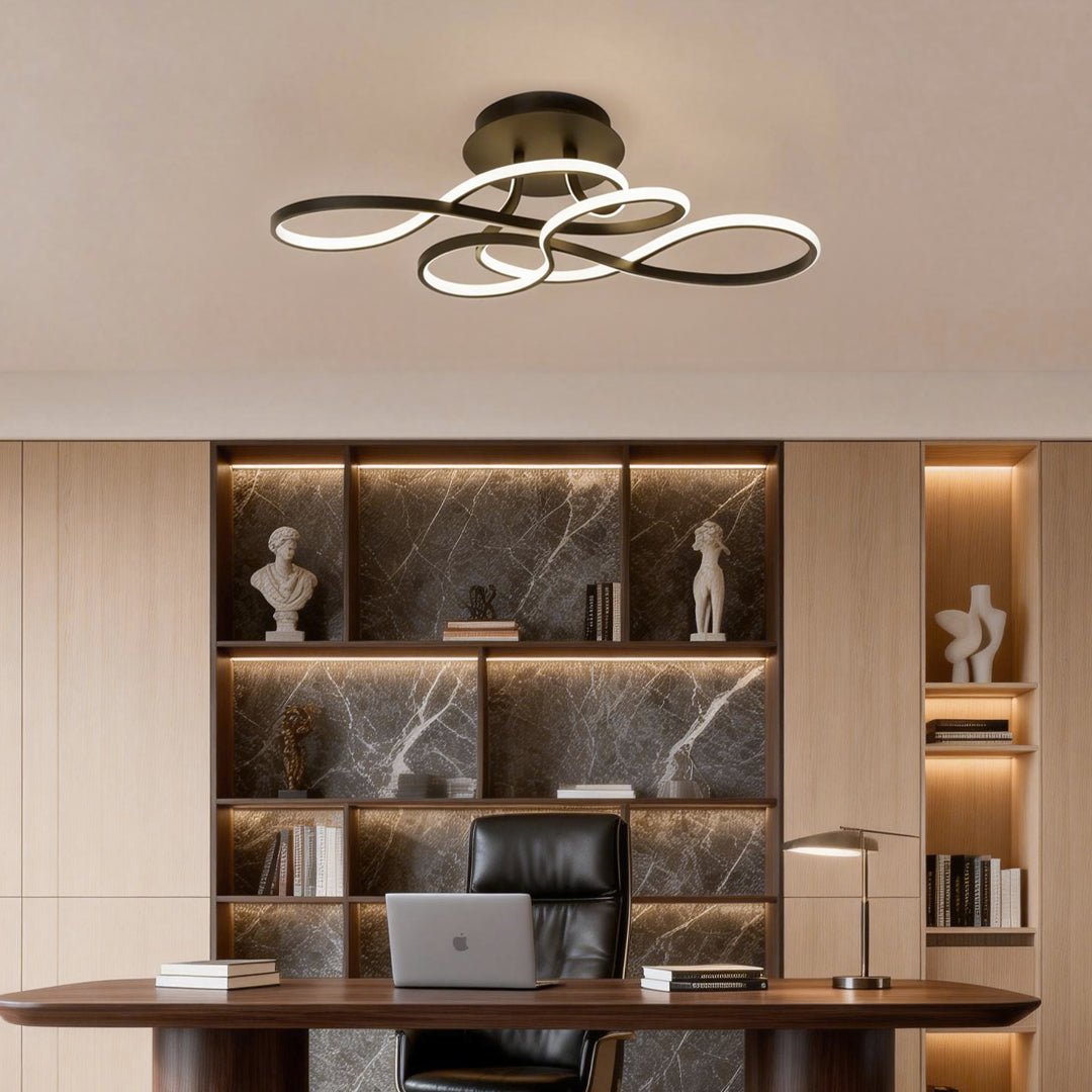 Arco Curved LED Flush Mount (30") - LivingLX