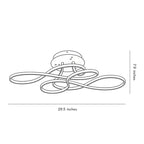 Arco Curved LED Flush Mount (30") - LivingLX