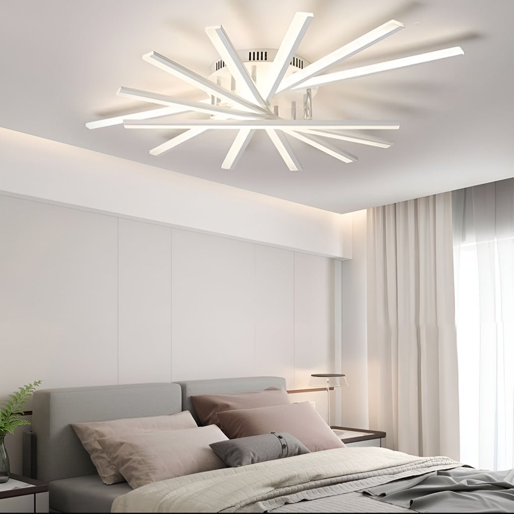 Aria Strip LED Flush Mount (43"–47") - LivingLX