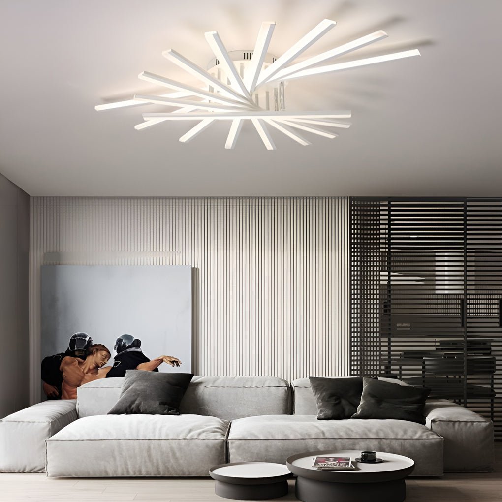 Aria Strip LED Flush Mount (43"–47") - LivingLX