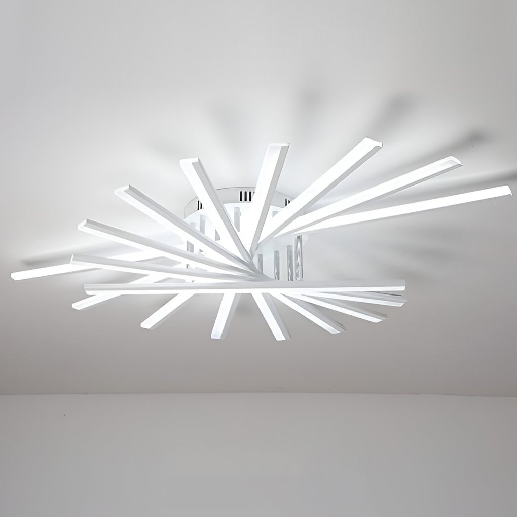Aria Strip LED Flush Mount (43"–47") - LivingLX