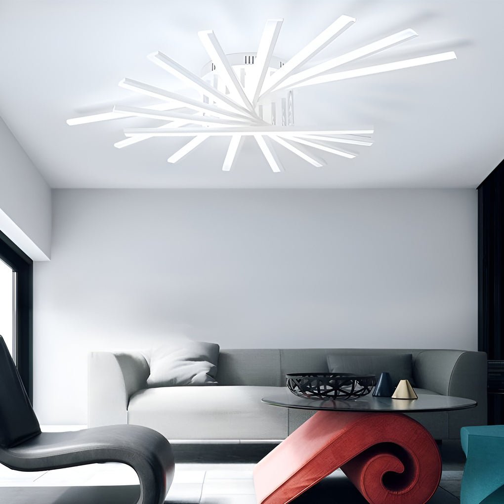 Aria Strip LED Flush Mount (43"–47") - LivingLX