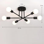 Astra Sputnik Flush Mount (22") - LivingLX