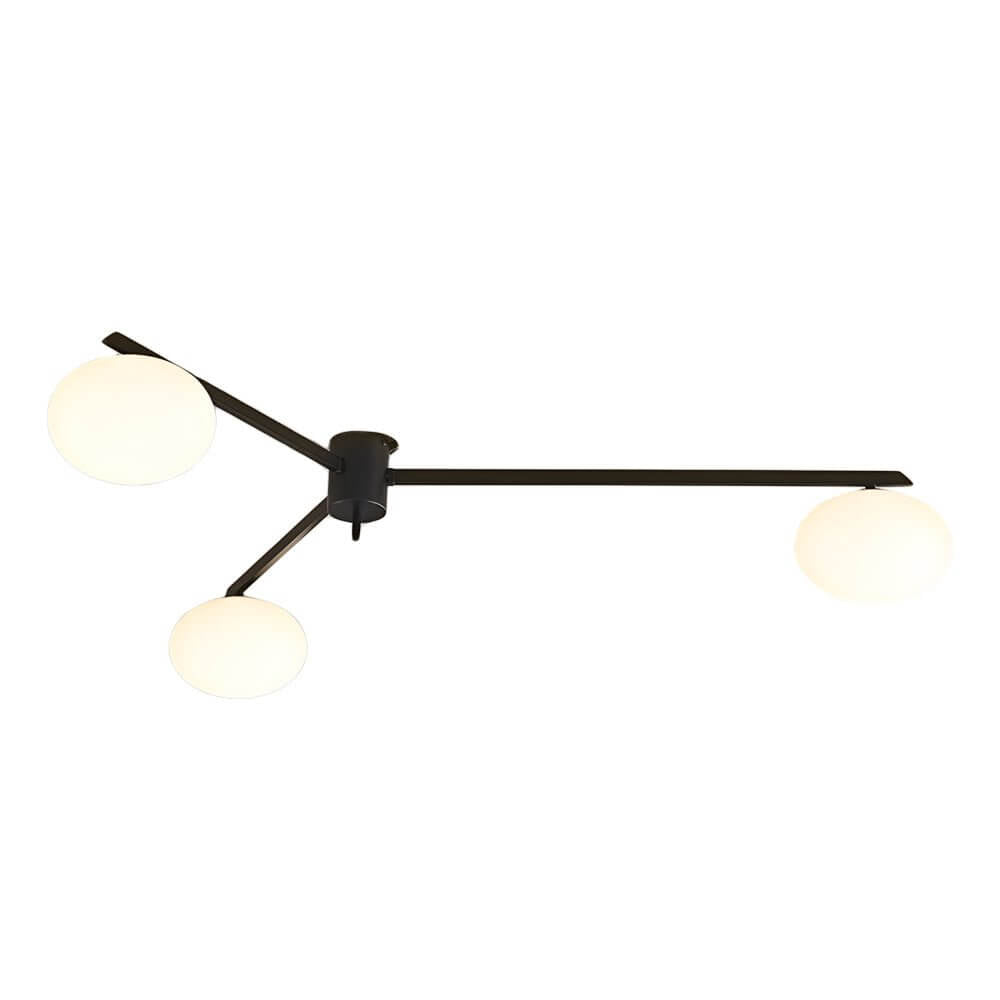 Bijou Bubble Glass Semi-Flush Mount (35"–43") - LivingLX