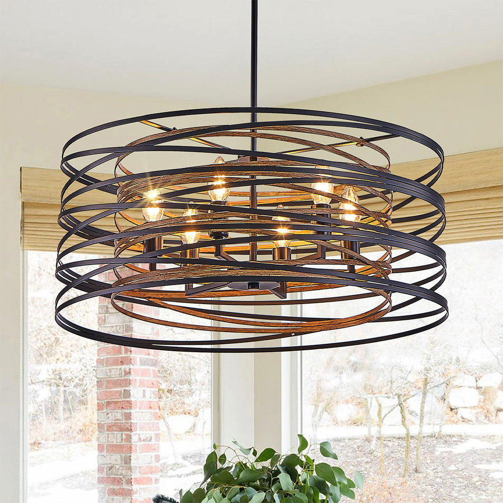 Ridley Drum Cage Pendant (13"–24")