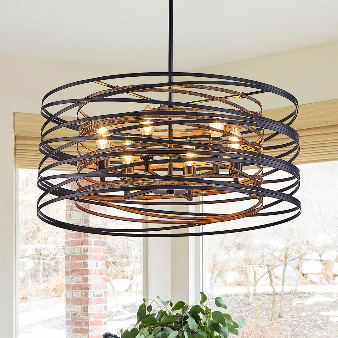 Ridley Drum Cage Pendant (13"–24")