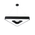 Black Triangular LED Chandelier - view 2