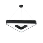 Black Triangular LED Chandelier - view 2