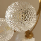 Bristol Carved Glass Semi-Flush Mount (26"–32") - LivingLX