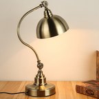 Archer Bronze Gooseneck Desk Lamp (22")