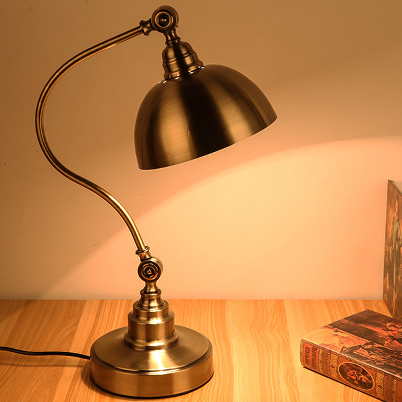 Archer Bronze Gooseneck Desk Lamp (22")