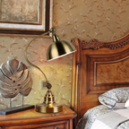 Bronze Gooseneck Desk Lamp