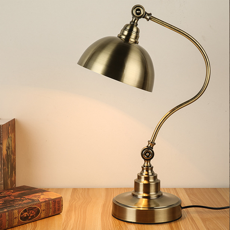 Archer Bronze Gooseneck Desk Lamp (22")