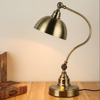 Archer Bronze Gooseneck Desk Lamp (22")