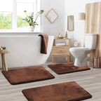 VelvaLuxe Memory Foam Bath Mat Set