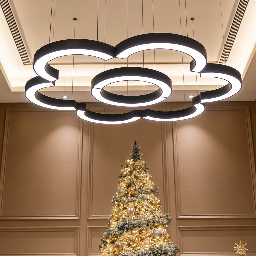 Crescent Arc Linear Pendant (16"–47")