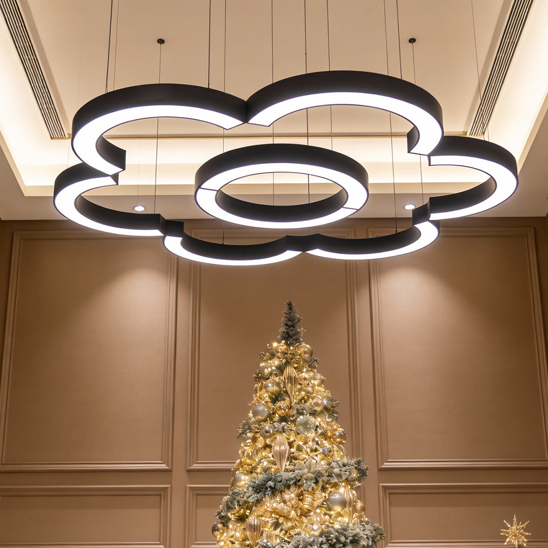 Crescent Arc Linear Pendant (16"–47")