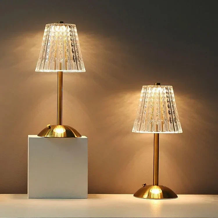 CrystalGlow Touch Crystal Lamp