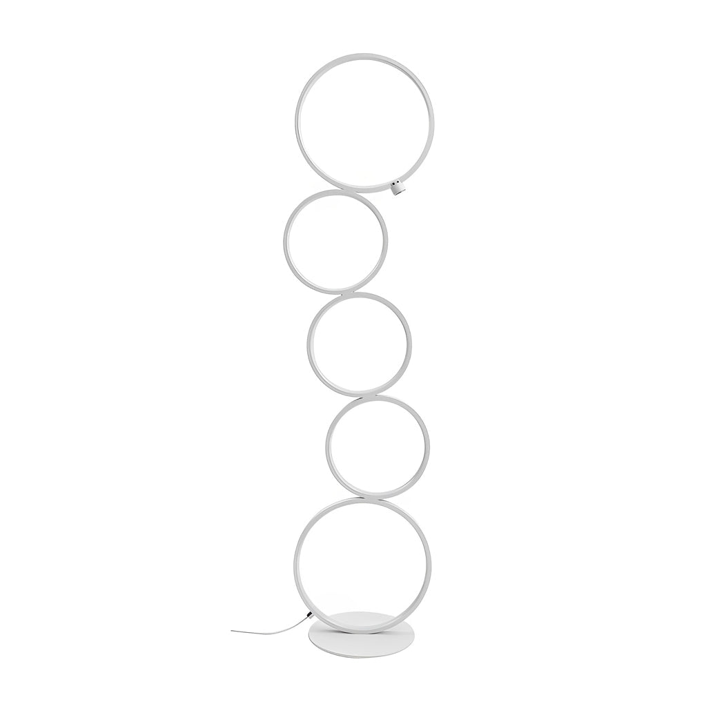Cascade Five-Ring Floor Lamp (44") - LivingLX