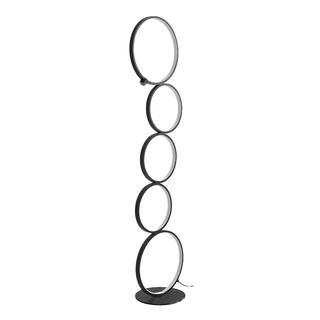 Cascade Five-Ring Floor Lamp (44") - LivingLX