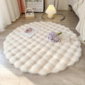 Cloud Comfort Round Bubble Rug | Soft Fluffy Circle Carpet - LivingLX