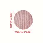 Cloud Comfort Round Bubble Rug | Soft Fluffy Circle Carpet - LivingLX