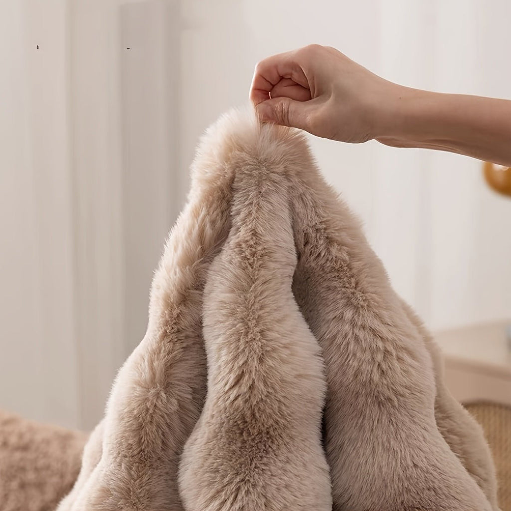 Cloud Comfort Round Bubble Rug | Soft Fluffy Circle Carpet - LivingLX