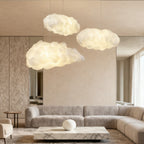 Cumulus Cloud Fabric Pendant (12"–35")
