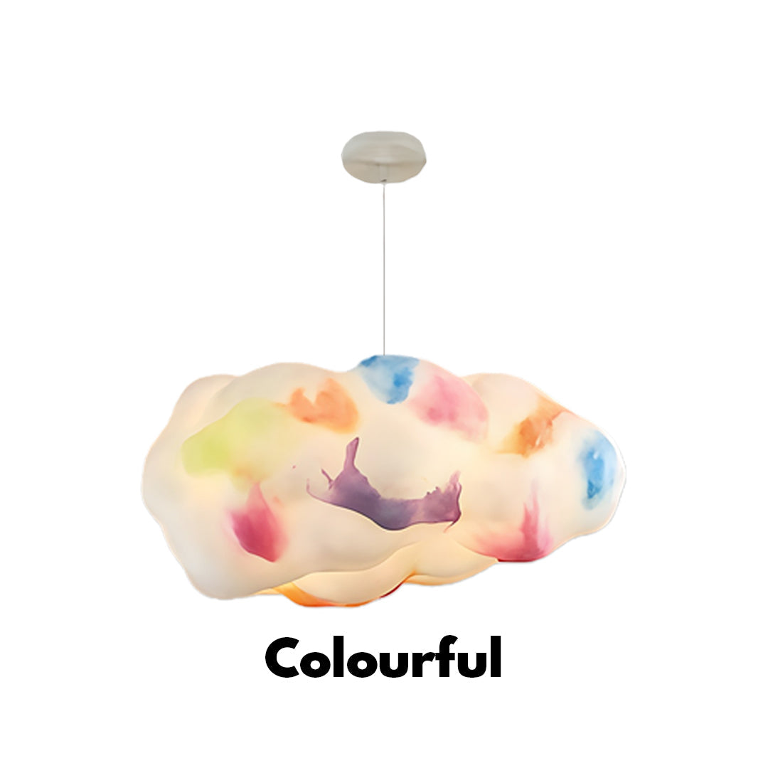 Cumulus Cloud Fabric Pendant (12"–35")