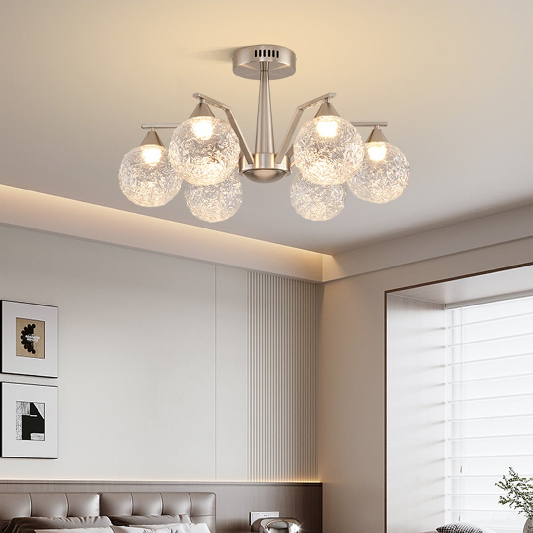 Comet Sputnik Semi-Flush Mount (26"–32") - LivingLX