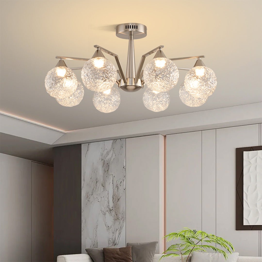 Comet Sputnik Semi-Flush Mount (26"–32") - LivingLX