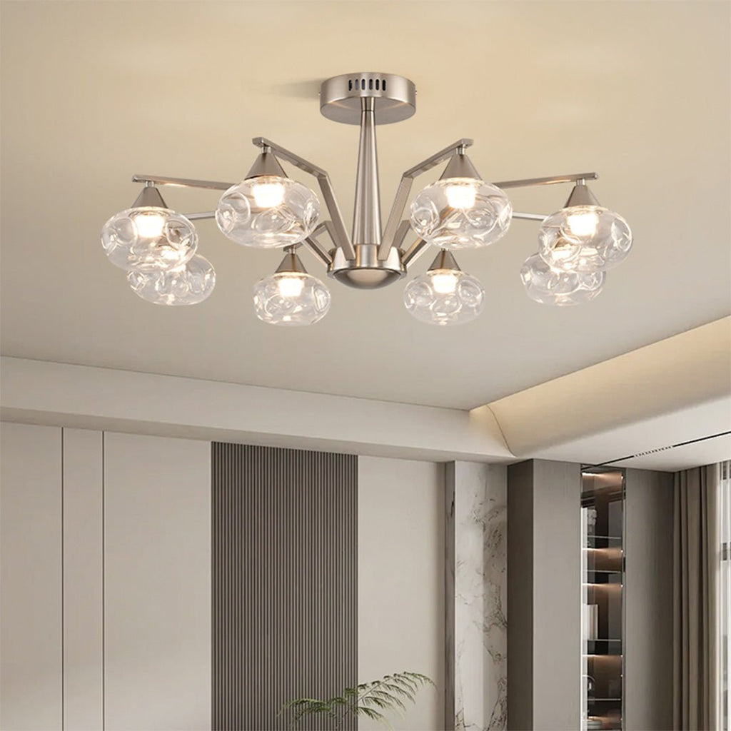 Comet Sputnik Semi-Flush Mount (26"–32") - LivingLX