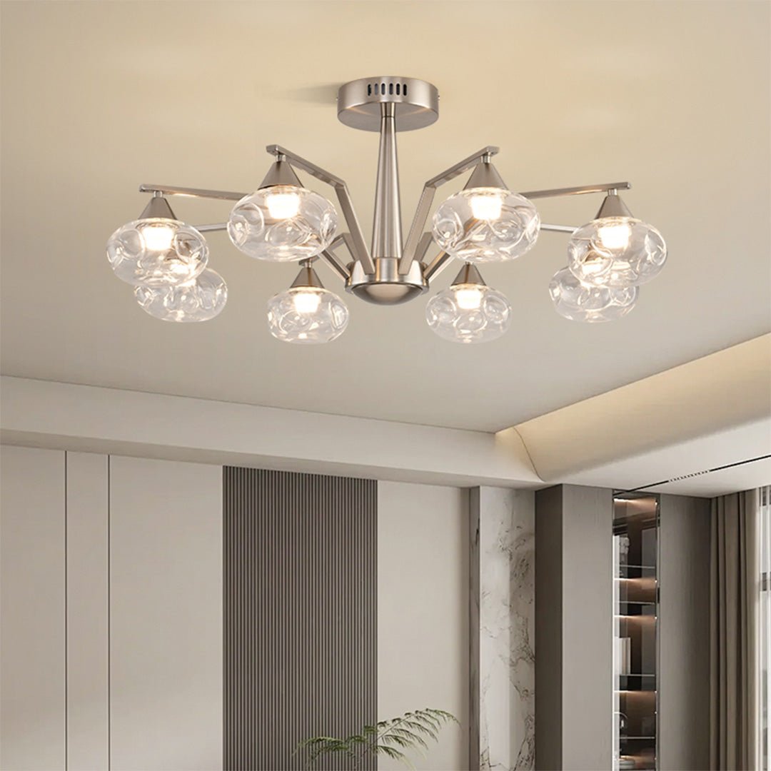 Comet Sputnik Semi-Flush Mount (26"–32") - LivingLX