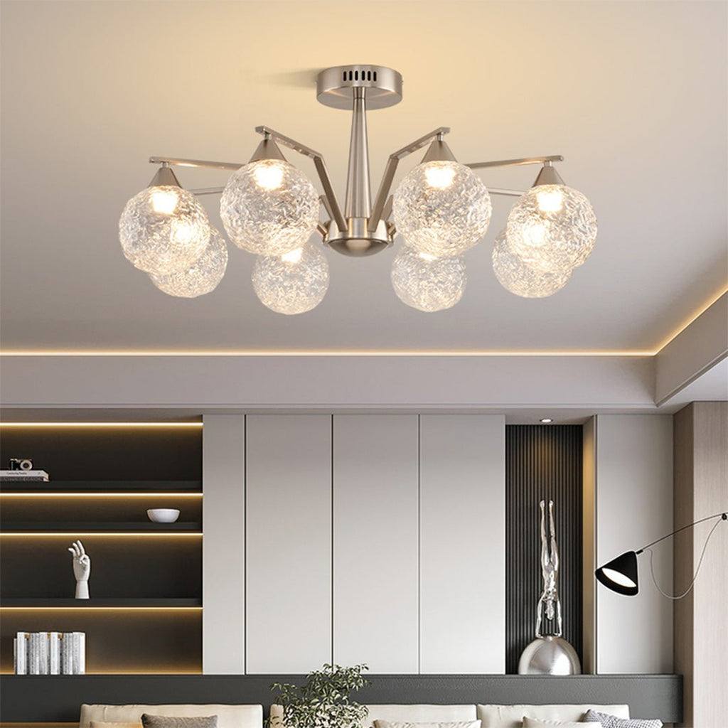 Comet Sputnik Semi-Flush Mount (26"–32") - LivingLX