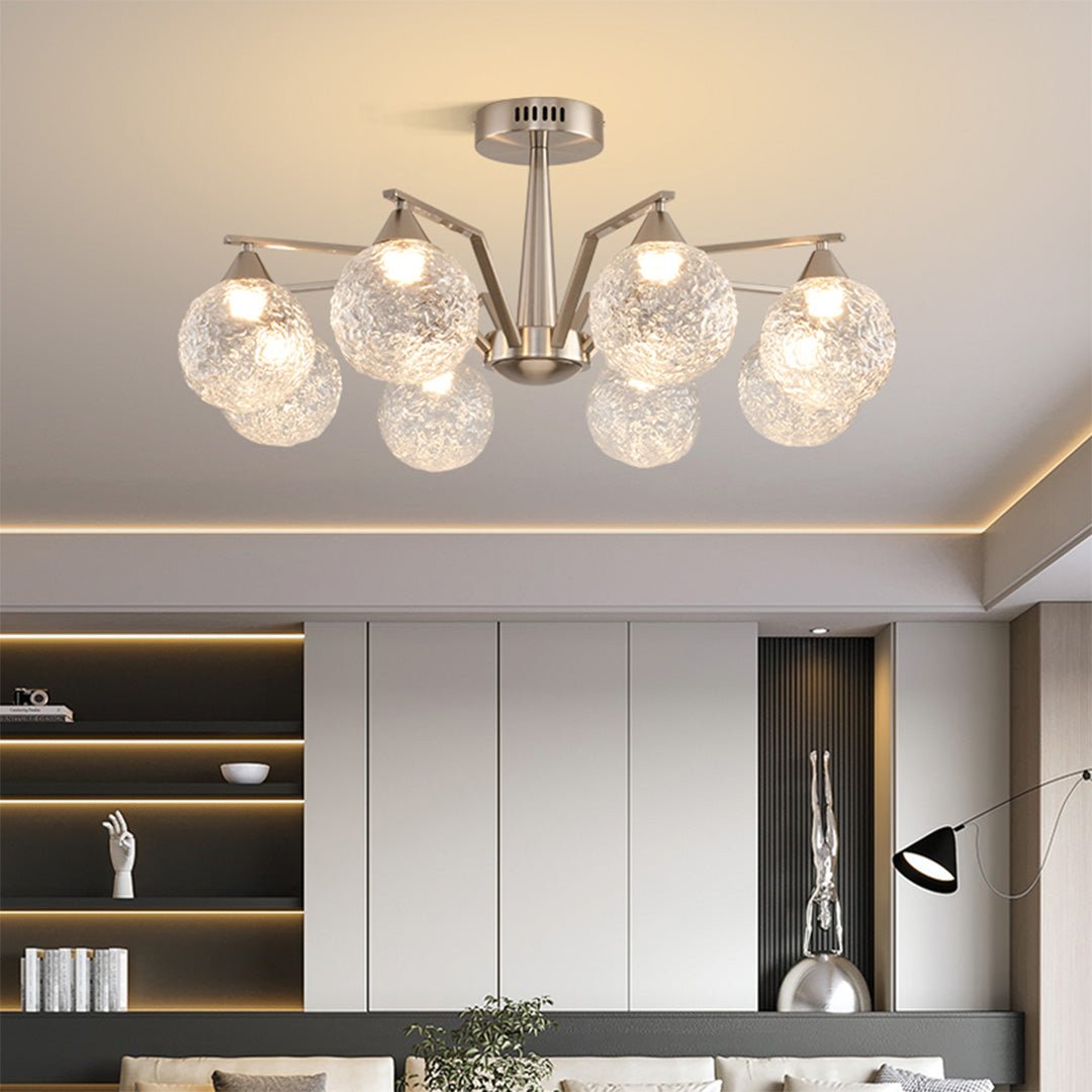 Comet Sputnik Semi-Flush Mount (26"–32") - LivingLX