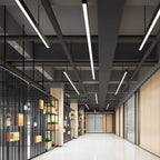 Commercial Linear Rectangular LED Pendant - view 2