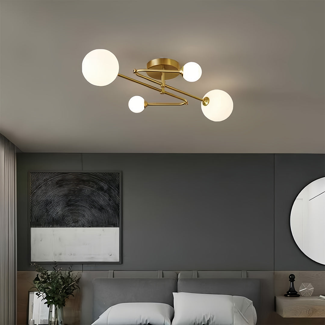 Gold Magic Bean Nordic Ceiling Light