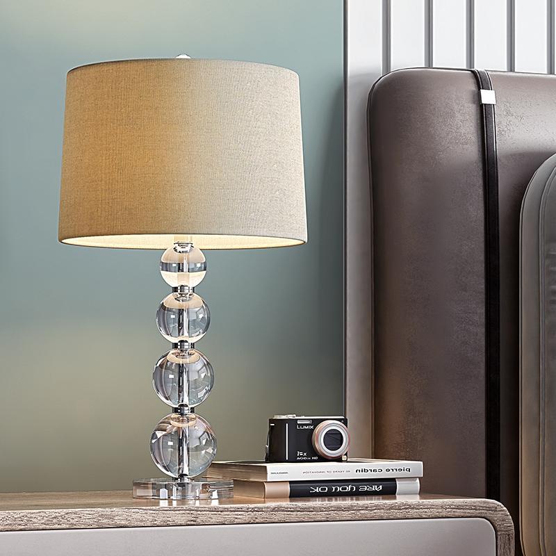 Estelle Crystal Ball Table Lamp (20")