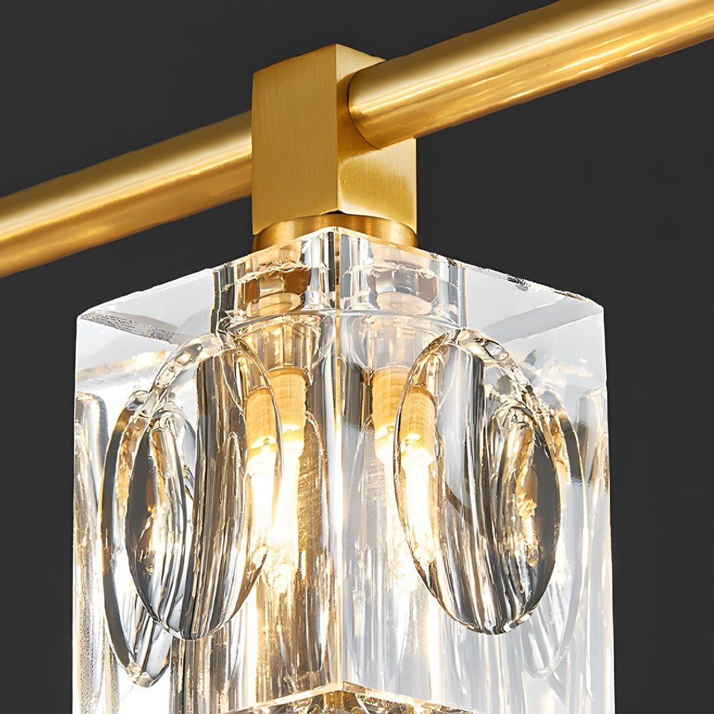 Cubi Crystal Cube Semi-Flush Mount (18"–32") - LivingLX