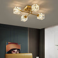 Cubi Crystal Cube Semi-Flush Mount (18"–32") - LivingLX