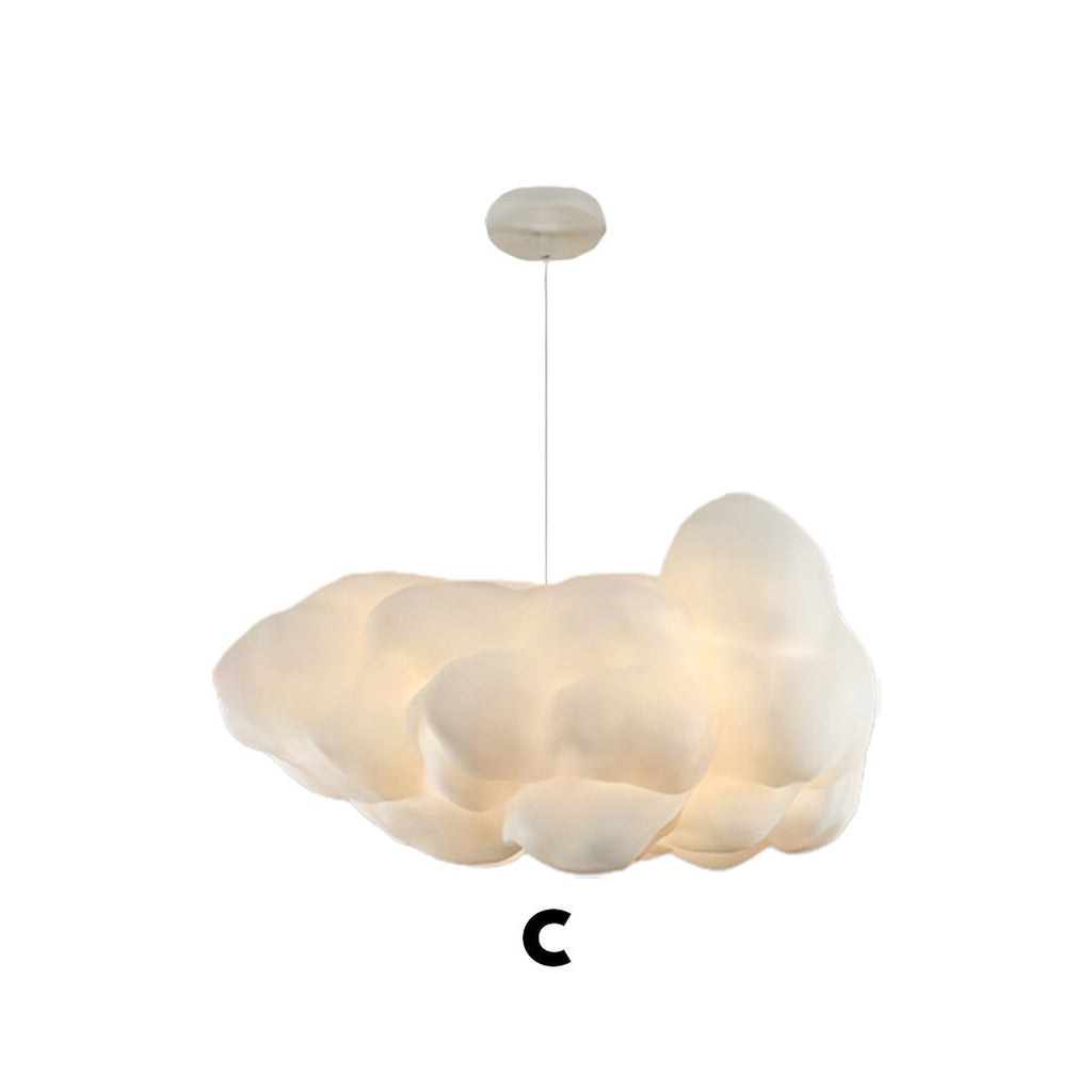 Cumulus Cloud Fabric Pendant (12"–35") - LivingLX