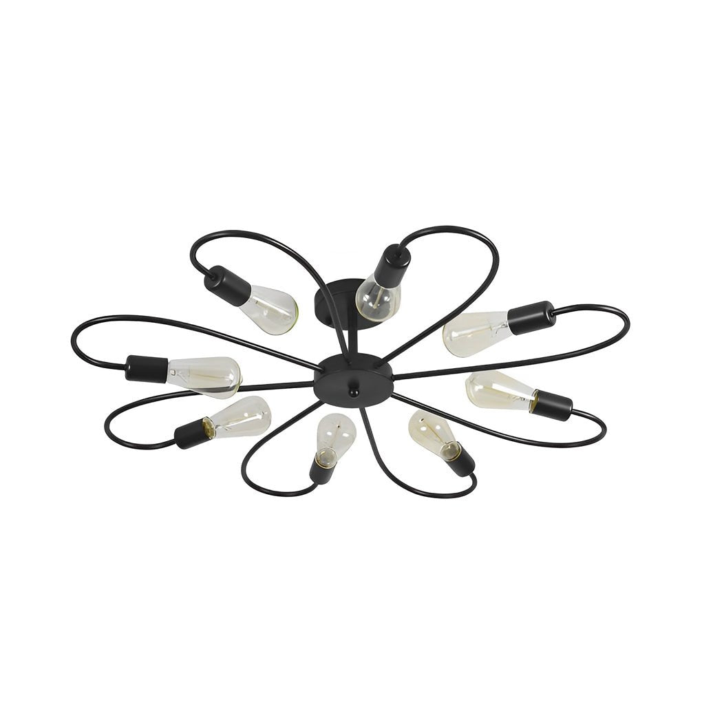 Dahlia Floral Flush Mount (33") - LivingLX