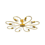 Dahlia Floral Flush Mount (33") - LivingLX
