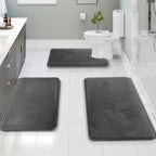 VelvaLuxe Memory Foam Bath Mat Set