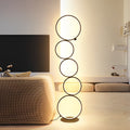 Five-Ring Layered Art Floor Lamp